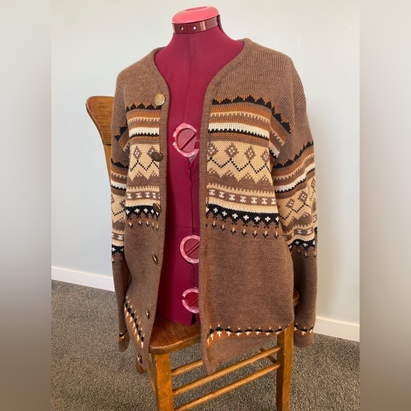 Vintage Wool Cardigan - Picture 2 of 10